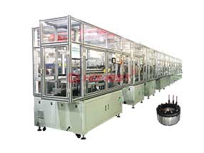 汽車水泵定子分塊式繞線設(shè)備