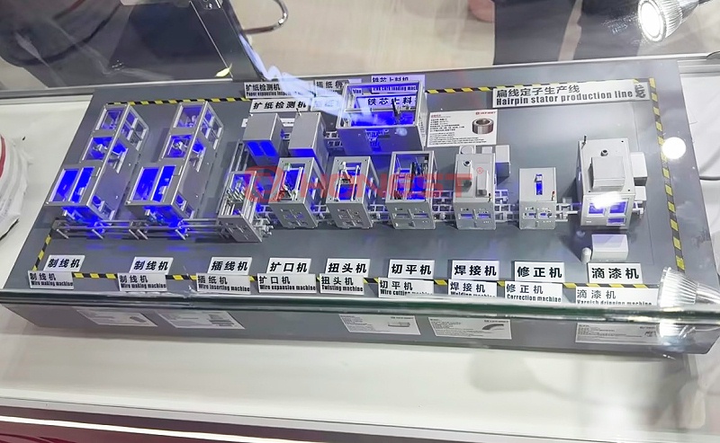 電機裝配生產線沙盤